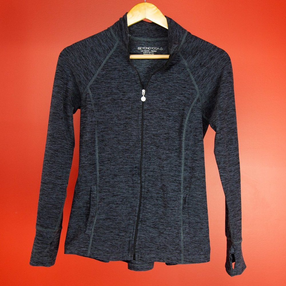 BEYOND YOGA cinched waist athletic jacket